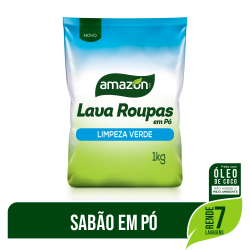 Lava Roupas em Pó Biodegrádavel - "Amazon" - 1kg