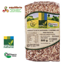 Arroz Cateto Integral c/ Vermelho Orgânico "CooperNatural" - 1 Kg