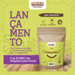 Fermento Não Transgênico Para Bolos Ecobio - 100gr