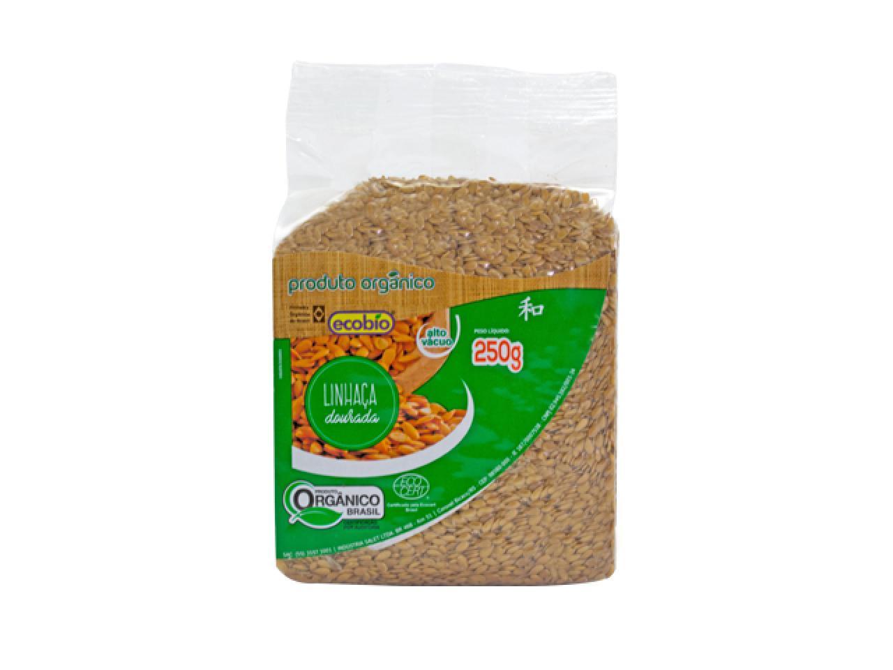 Linhaça dourada Orgânica "Ecobio" - 250gs