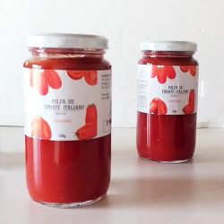 Polpa de Tomate "Horticunha" - 330gr - Sem Agrotóxicos