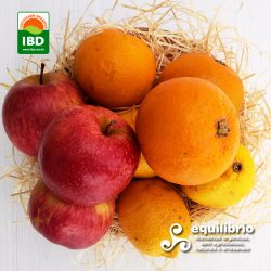Mini Cesta de Frutas Orgânicas Certificadas - Aproximadamente 1,5kg.
