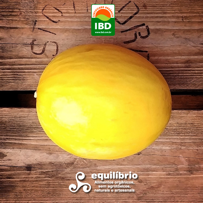 Melão Orgânico Certificado - Unidade de 1 kg. (aprox.)