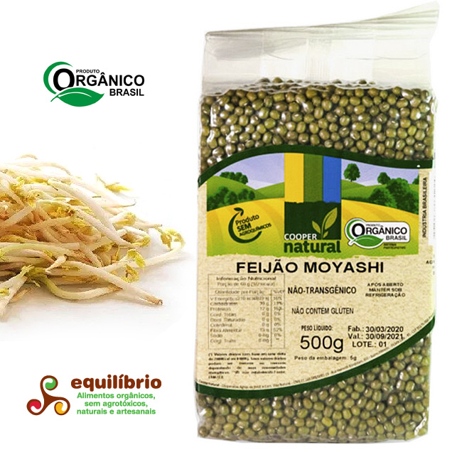 Feijão Moyashi Orgânico "Coopernatural"- 500 gs