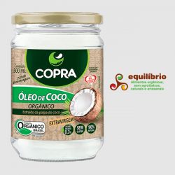 Óleo de Coco Extravirgem Orgânico "Copra" - 500 ml.