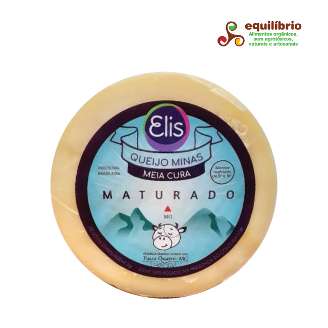 Queijo Meia Cura Maturado "Elis" - Peça entre 380 e 480 gs
