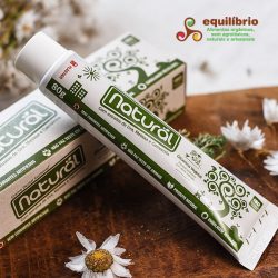 Creme Dental Suavetex Natural com extratos de Uva, Melissa e Camomila 80g.