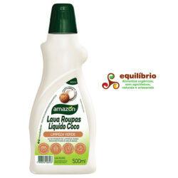 Lava Roupas Líquido Coco Biodegrádavel - "Amazon" - 500ml.