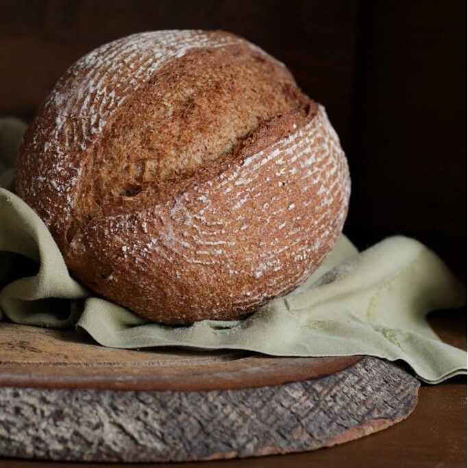 Pão Artesanal De Fermentação Natural - 70% integral - 500g