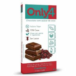 Chocolate Vegano Only4 Cranberry - 80g