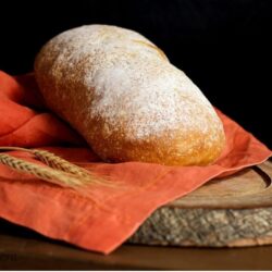 Pão Artesanal De Fermentação Natural - Ciabatta - 500g
