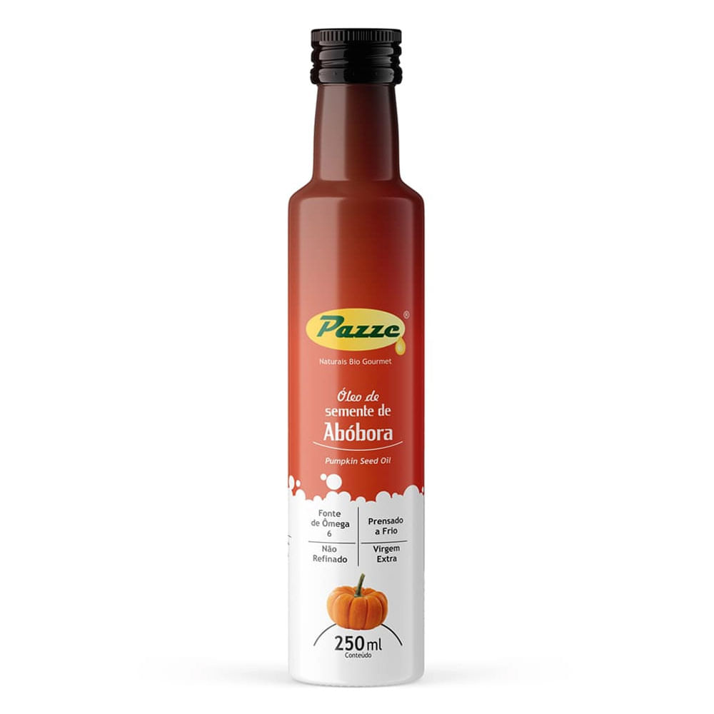 Óleo de Semente de Abóbora Prensado a Frio - "Pazze" - 250ml.