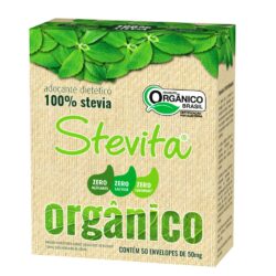 Adoçante Stevita Orgânico Sachê - 50 envelopes de 50mg