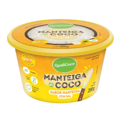 Manteiga de Coco Com Sal- "Qualicoco" - 200g