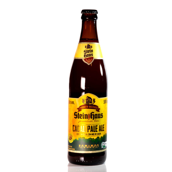 Cerveja SteinHaus Cacau Pale Ale Orgânica - "Coopernatural" - 500ml